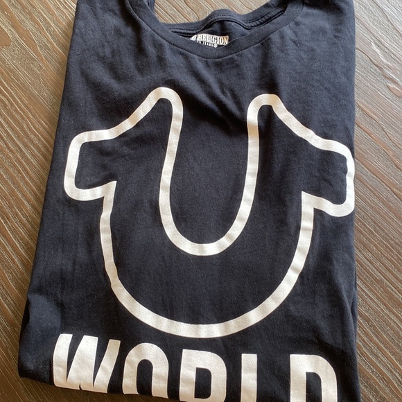 True Religion men’s XXX large long sleeve, tee in black and white. - Picture 4 of 6